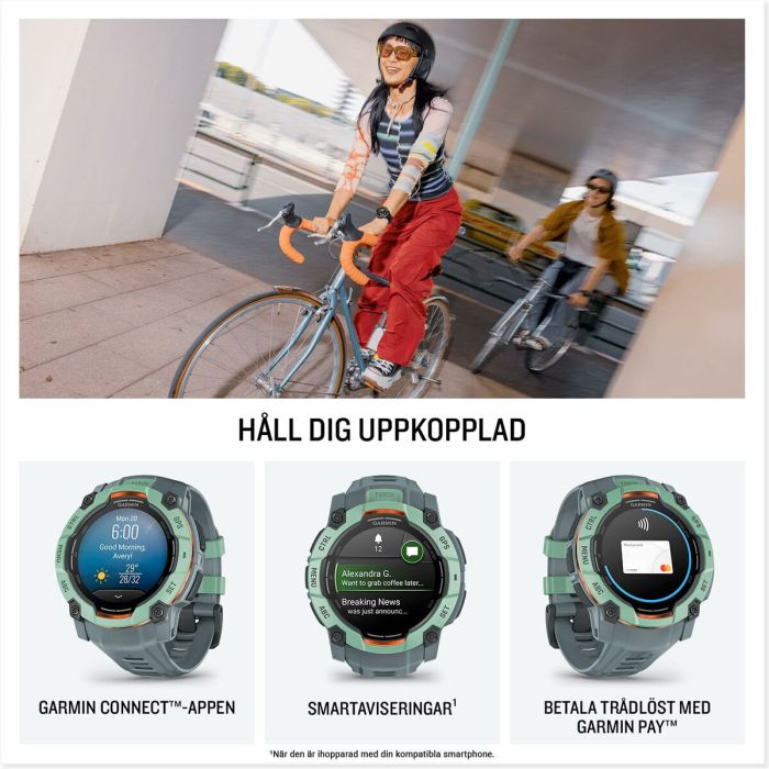 Montre Homme GARMIN 010-03020-01 Noir Vert 5 Montre Homme GARMIN 010-03020-01 Noir Vert 5