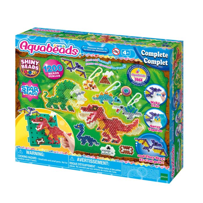 Travaux Manuel Aquabeads The land of dinosaurs Multicouleur 1