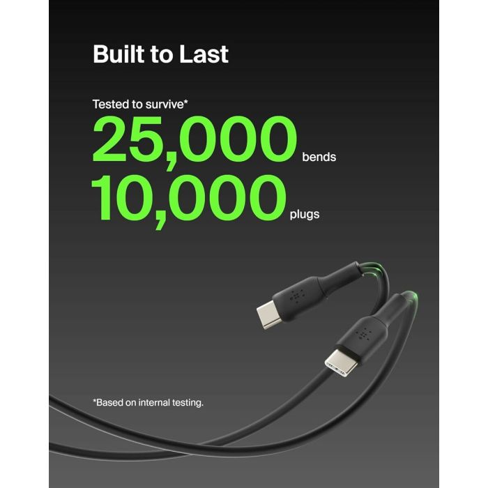 Câble USB-C Belkin CAB003bt2MBK Noir 2 m 11