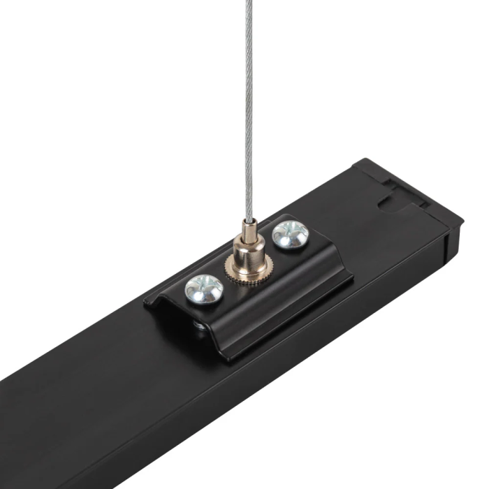 Suspension pour rail monophasé noir 1 mètre HO-SUS-M-N 1 Suspension pour rail monophasé noir 1 mètre HO-SUS-M-N 1