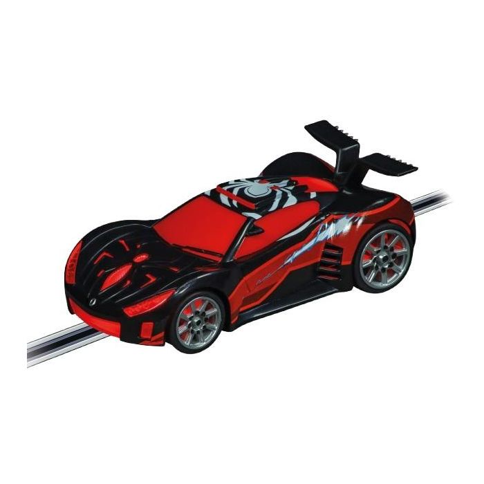 Carrera 20062580 - Circuit de Voitures Miniatures Spider Racing avec 2 Véhicules - Piste 4,9 m - Télécommande Filaire - Échelle 1:43 - Enfant dès 6 Ans