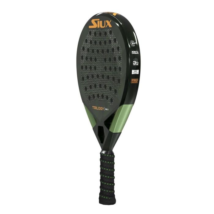Raquette de Padel Siux Trilogy Pro 5 2025 Noir Vert Carbone EVA 1
