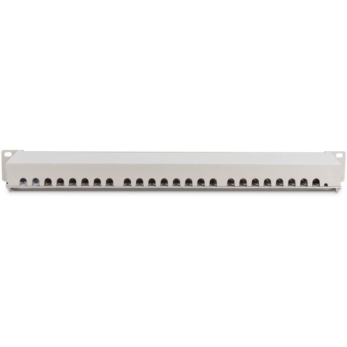 DIGITUS Patchpanel 1HE 24-Port Cat6 geschirmt grau 3 DIGITUS Patchpanel 1HE 24-Port Cat6 geschirmt grau 3