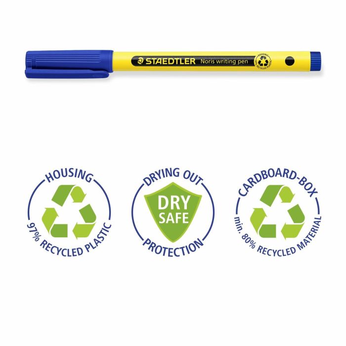 Feutres Staedtler Jaune Multicouleur (10 Unités) 1