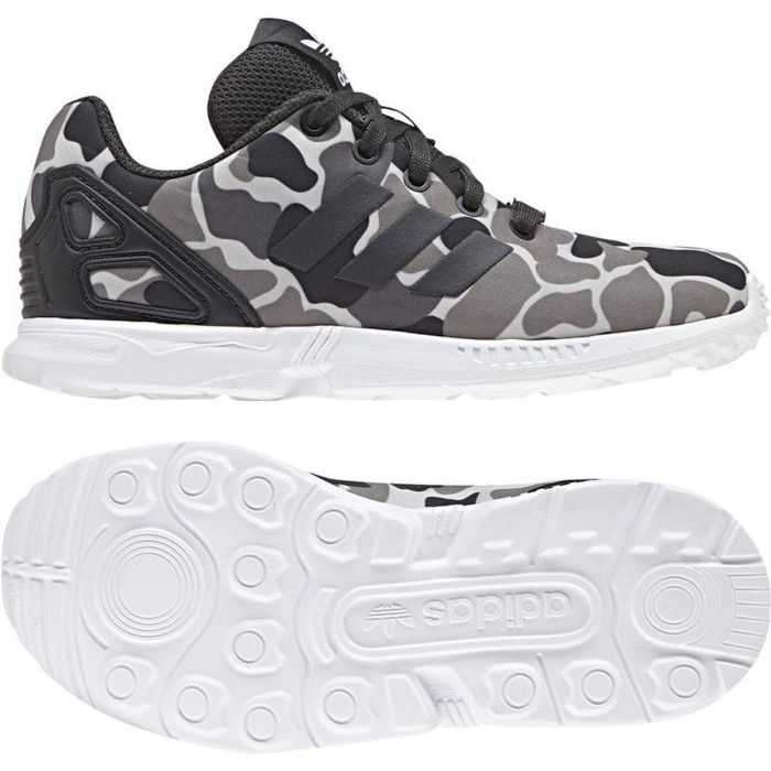Chaussures de Sport pour Homme Adidas Zx Flux Noir Unisexe 5