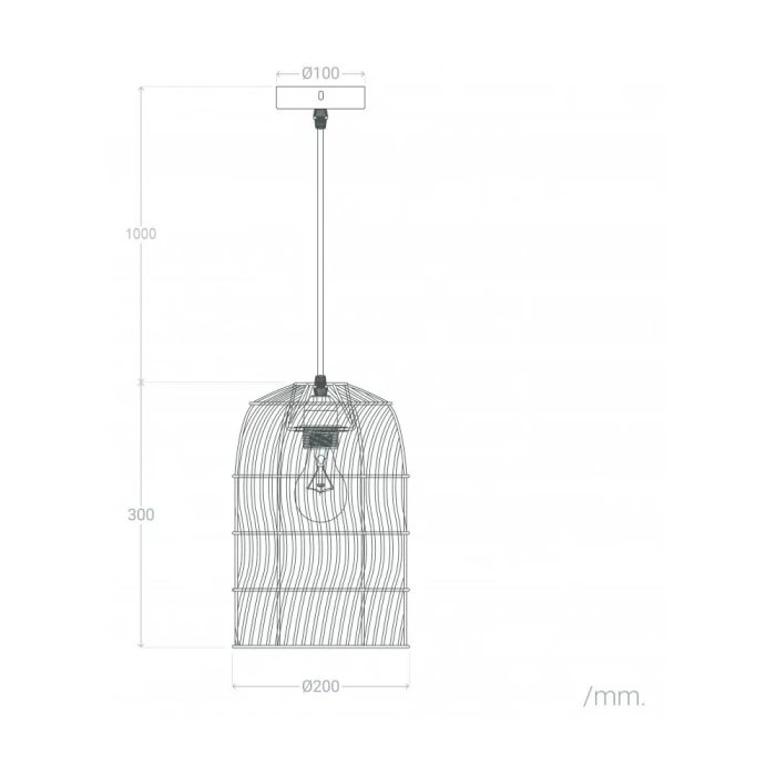 Lampe Suspendue Cotia SKD-P80030 Design Élégant et Unique pour Salon, Chambre, Bureau 6