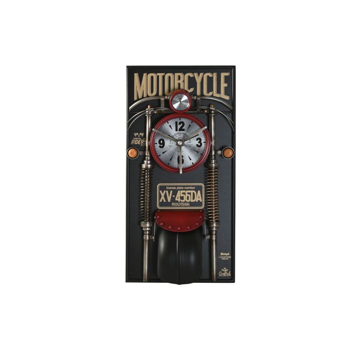 Horloge Murale Home ESPRIT Noir Rouge Doré PVC Métal Moto Vintage 60 x 18 x 120 cm 0 Horloge Murale Home ESPRIT Noir Rouge Doré PVC Métal Moto Vintage 60 x 18 x 120 cm 0