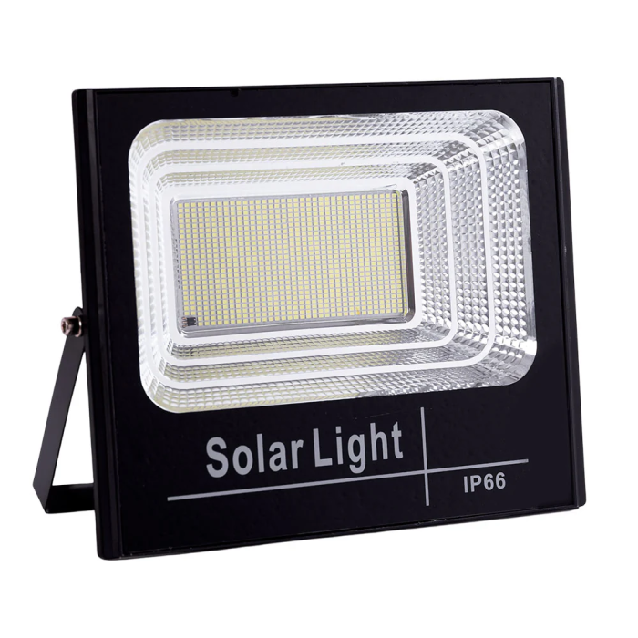 HO Projecteur LED Solaire 200W 4000K [HO-SOLARFL-200W-01-W] Kit Panneau Solaire et Télécommande Inclus