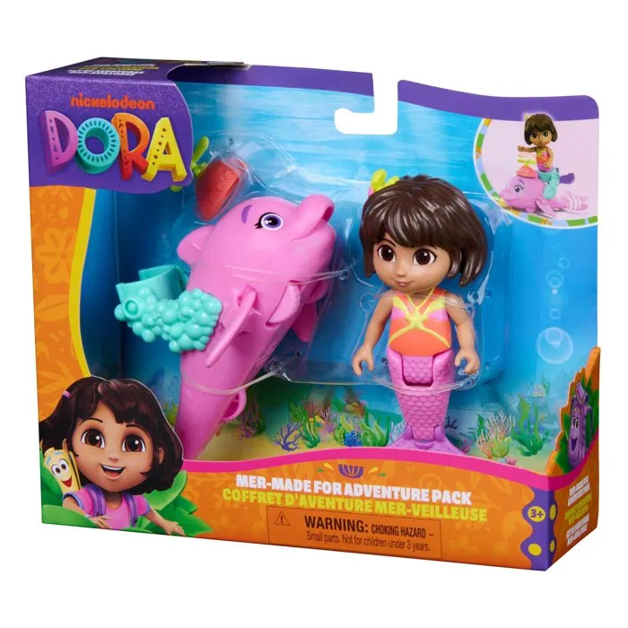 Spin Master Pack Aventures Dora & Rosa - Coffret Figurines Articulées Dora et Dauphin Rosa avec Accessoires pour Missions Exploration Marine - Jeu Enfant à Partir de 3 Ans Spin Master Pack Aventures Dora & Rosa - Coffret Figurines Articulées Dora et Dauphin Rosa avec Accessoires pour Missions Exploration Marine - Jeu Enfant à Partir de 3 Ans