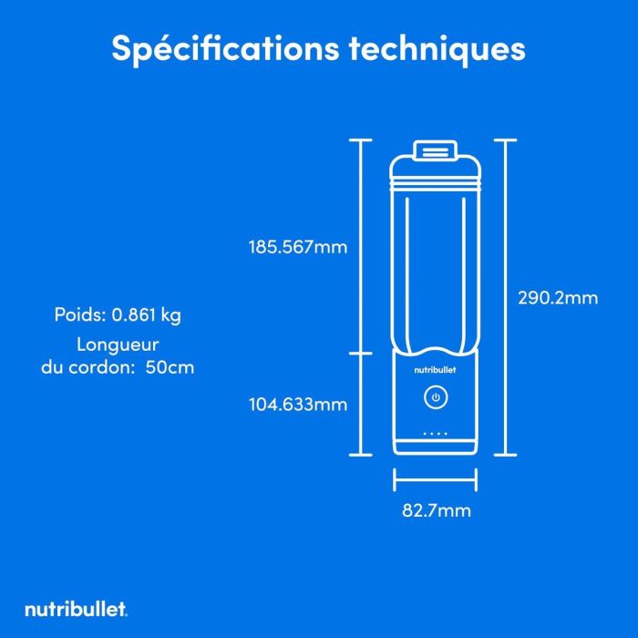 Bol mixeur Nutribullet NBP013GR Vert 1
