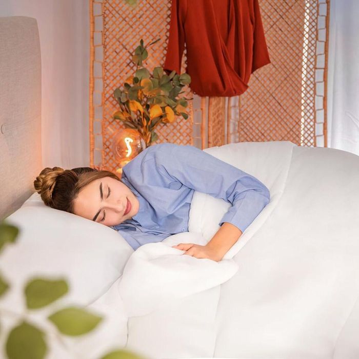 Remplissage de couette Cecotec Flow ComfortCloud 3000 Soft 220 x 220 cm Blanc 1