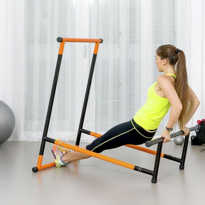 Pack Station de Tractions et Fitness avec Guide D'Exercices et Set de Bandes de Résistance avec Accessoires et Guide d´Entraînem 19