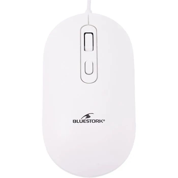 Bluestork Pack Clavier et Souris Filaire Compatible Mac KB Mac - Touches Concaves Silencieuses, 13 Raccourcis Multimédia, Adaptateur USB/USB-C - Blanc Bluestork Pack Clavier et Souris Filaire Compatible Mac KB Mac - Touches Concaves Silencieuses, 13 Raccourcis Multimédia, Adaptateur USB/USB-C - Blanc