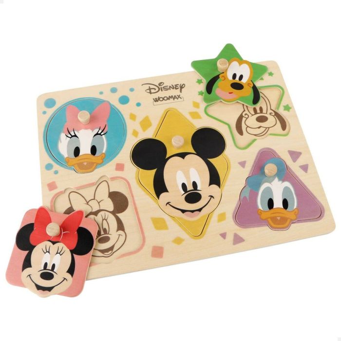 Puzzle enfant en bois Disney + 2 Ans 5 Pièces (12 Unités) 2 Puzzle enfant en bois Disney + 2 Ans 5 Pièces (12 Unités) 2