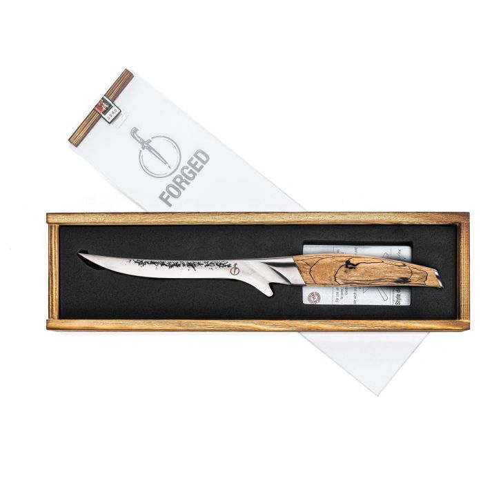 Couteau a désosser- FORGED - KATAI - Acier VG10 - Manche en bois de racine - L 15 cm 1