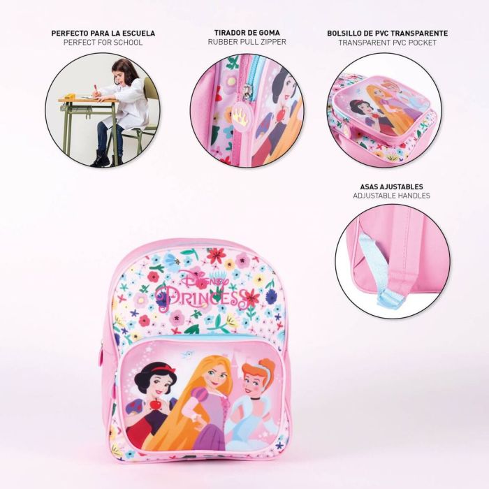 Cartable Disney Princess Rose 25 x 30 x 12 cm 3