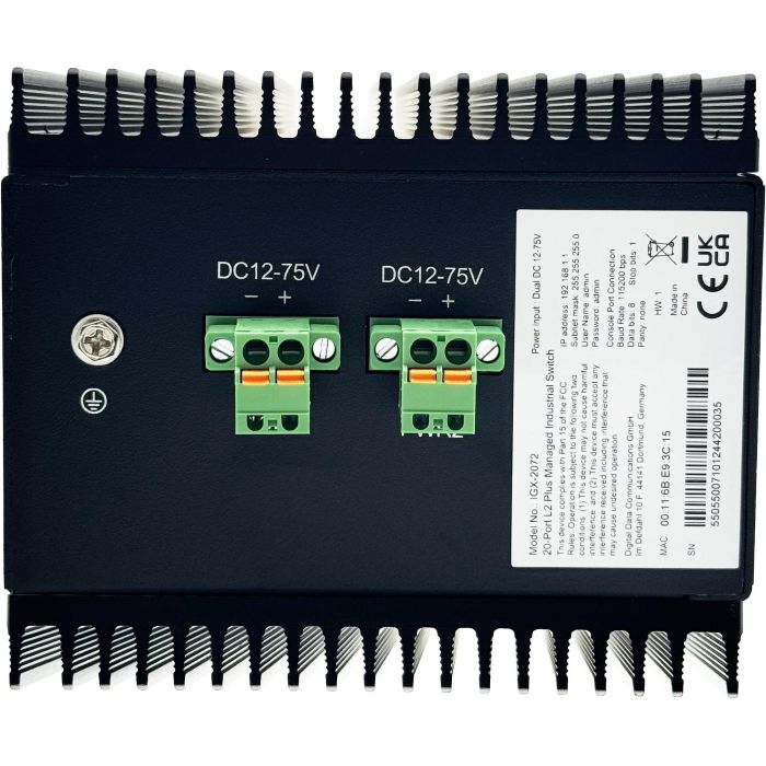 Switch 20x GE IGX-2072 8x 1GbE.8x 2.5GbE SFP+ sw 2