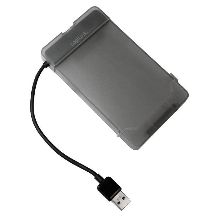 LogiLink AU0037 Speicherlaufwerksgehäuse 2.5 Zoll HDD / SSD-Gehäuse Grau 1