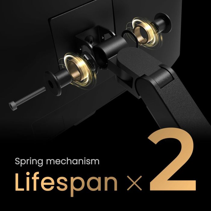 Support de table d'écran BenQ 9H.A39DD.LBW 17" 5