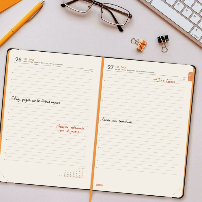 Agenda Finocam FLEXI Bleu A5 14,8 x 21 cm 2026 5 Agenda Finocam FLEXI Bleu A5 14,8 x 21 cm 2026 5