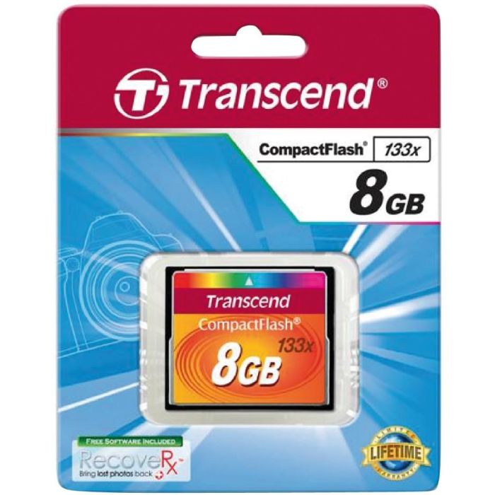 CARD COMPACT FLASH 8GB MLC 3