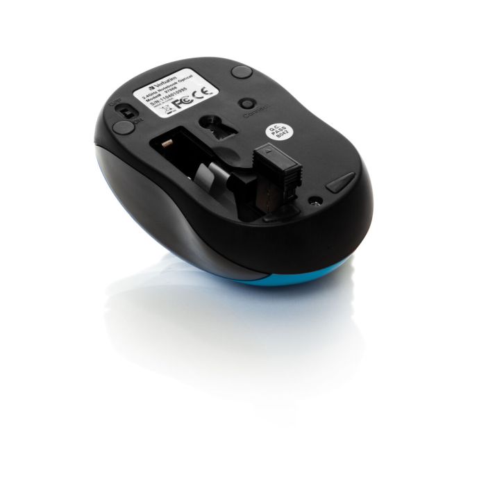 Souris Verbatim 49044 Bleu Cyan 2
