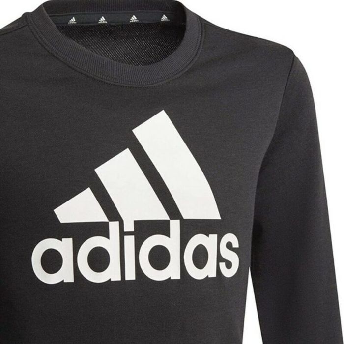 Sweat-shirt sans capuche fille G BL SWT Adidas GP0040 Noir 4 Sweat-shirt sans capuche fille G BL SWT Adidas GP0040 Noir 4