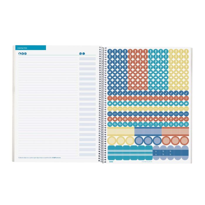 Agenda Finocam Bleu 23 x 31 cm Enseignant 2