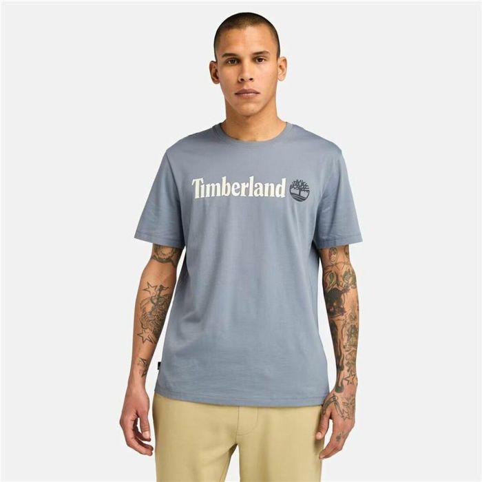 T-shirt à manches courtes homme Timberland Kennebec River Linear Logo 4 T-shirt à manches courtes homme Timberland Kennebec River Linear Logo 4