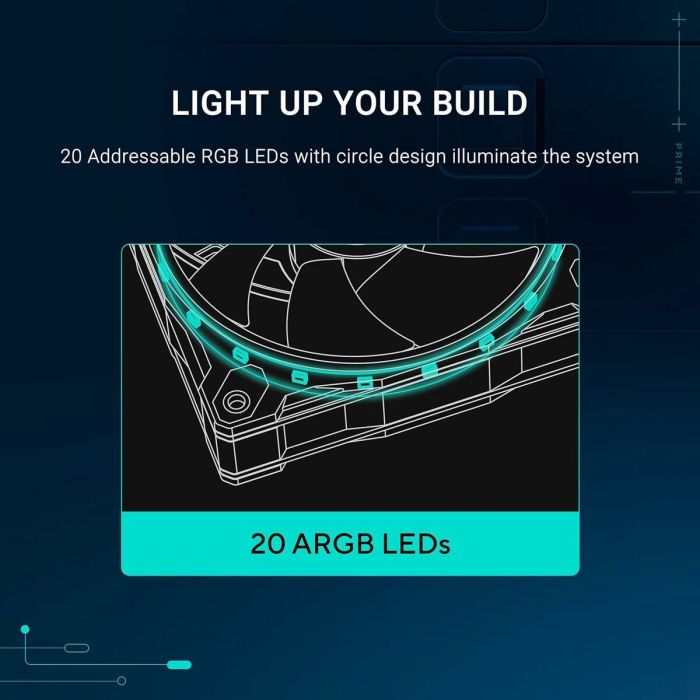 Ventillateur de cabine Asus 90DA00I3-B09000 Ø 12 cm (1 Unité)