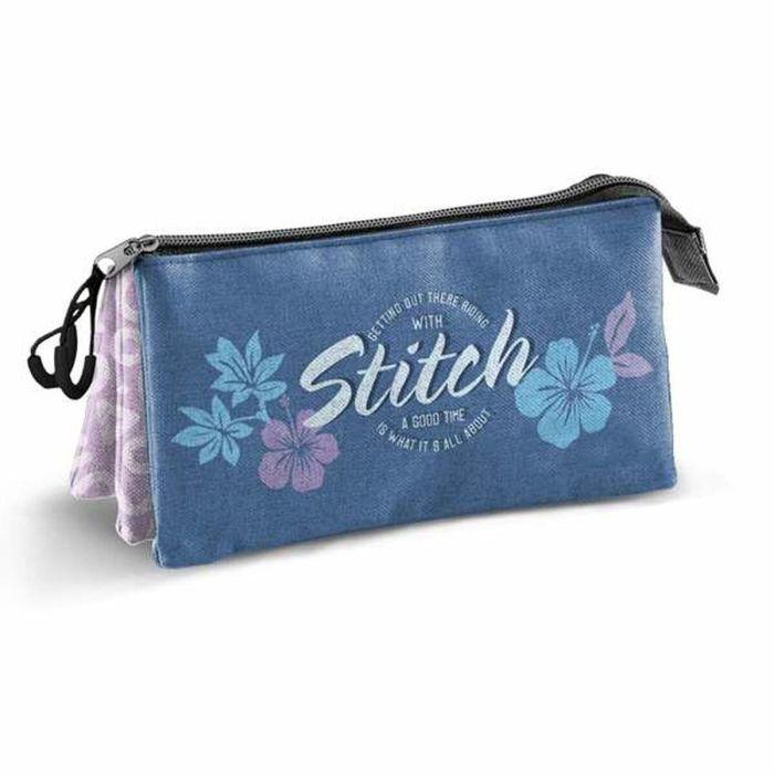 Trousse Fourre-Tout Triple Lilo & Stitch 23 x 8 x 11 cm 1 Trousse Fourre-Tout Triple Lilo & Stitch 23 x 8 x 11 cm 1