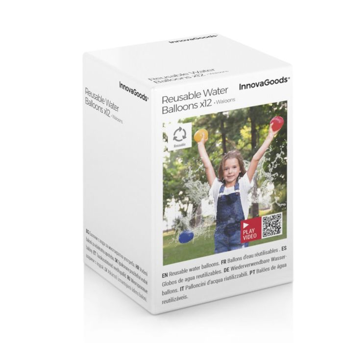 Reusable Water Balloons Waloons InnovaGoods 12 Unités 1 Reusable Water Balloons Waloons InnovaGoods 12 Unités 1