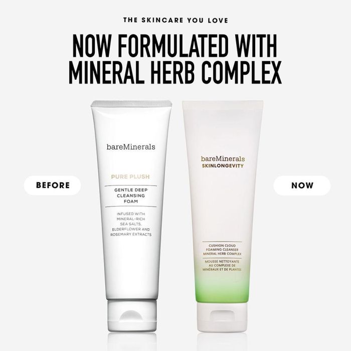 Bare Minerals Skinlongevity Cushion Cloud Nettoyant Moussant 120 mL 2