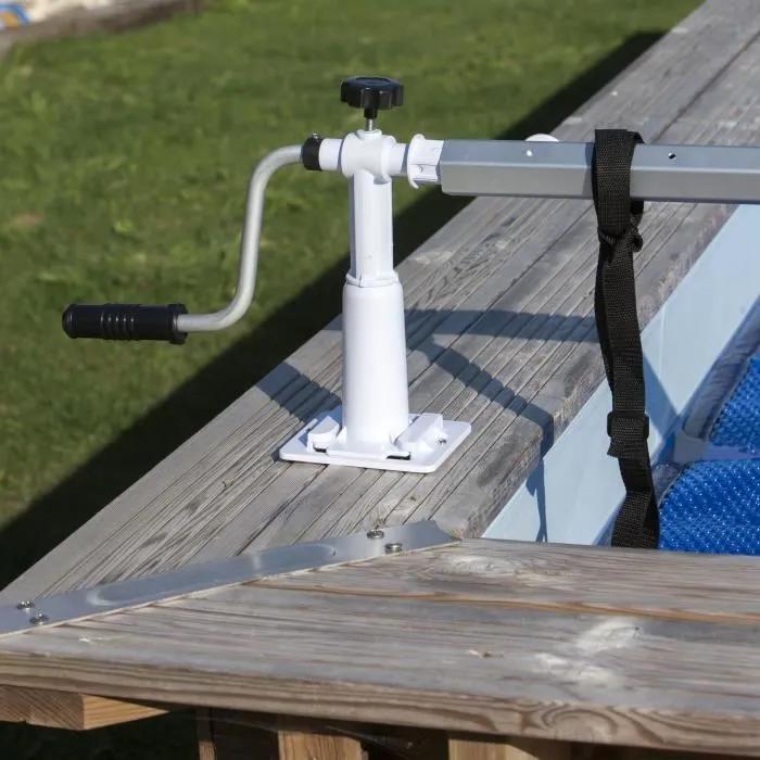 Gre CRP58 Enrollador de cubierta para piscinas elevadas de hasta 5,8 m de ancho - modelo cilíndrico 2