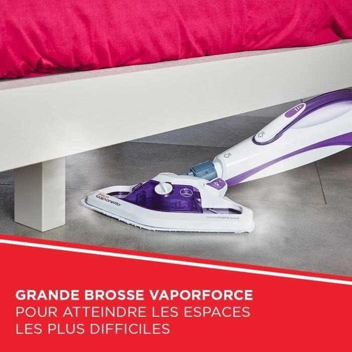 Nettoyeur Vapeur 2-en-1 POLTI Vaporetto SV440 - Balai ou Nettoyeur a Main - 11 Accessoires Inclus - Chauffage en 15 Secondes 4