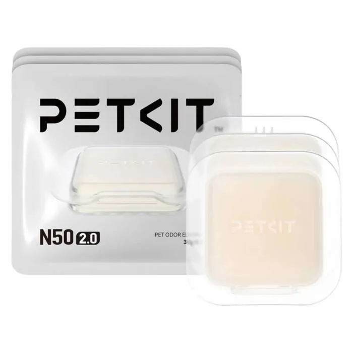 Petkit - Lot de 3 désodorisants pour litière automatique N50 2.0 - Neutraliseur d'odeurs longue durée pour bac à déchets Petkit - Lot de 3 désodorisants pour litière automatique N50 2.0 - Neutraliseur d'odeurs longue durée pour bac à déchets