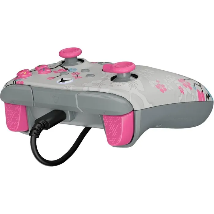 Turtle Beach Rematch Advanced - Manette de jeu filaire officielle pour Xbox - Compatible PC - Modèle Cherry Blossom - Conception phosphorescente et personnalisable Turtle Beach Rematch Advanced - Manette de jeu filaire officielle pour Xbox - Compatible PC - Modèle Cherry Blossom - Conception phosphorescente et personnalisable