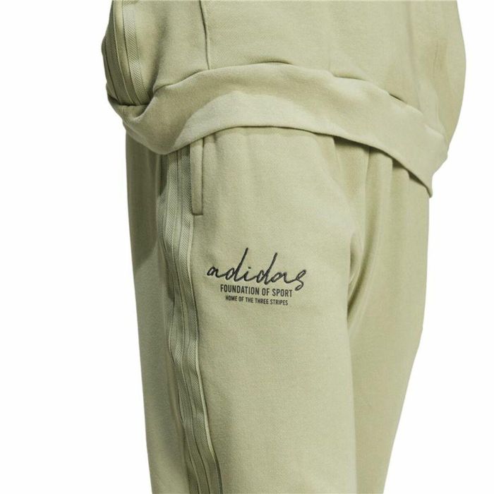 Pantalon de sport long Adidas Brand Love French Terry Vert Homme 2 Pantalon de sport long Adidas Brand Love French Terry Vert Homme 2