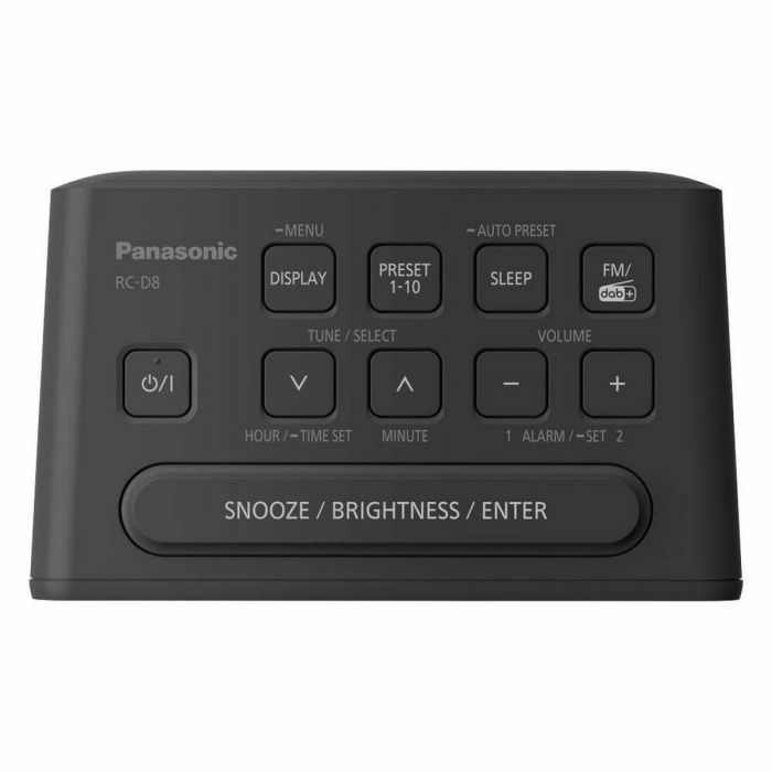 Radio-réveil Panasonic RC-D8EG-K Noir 14