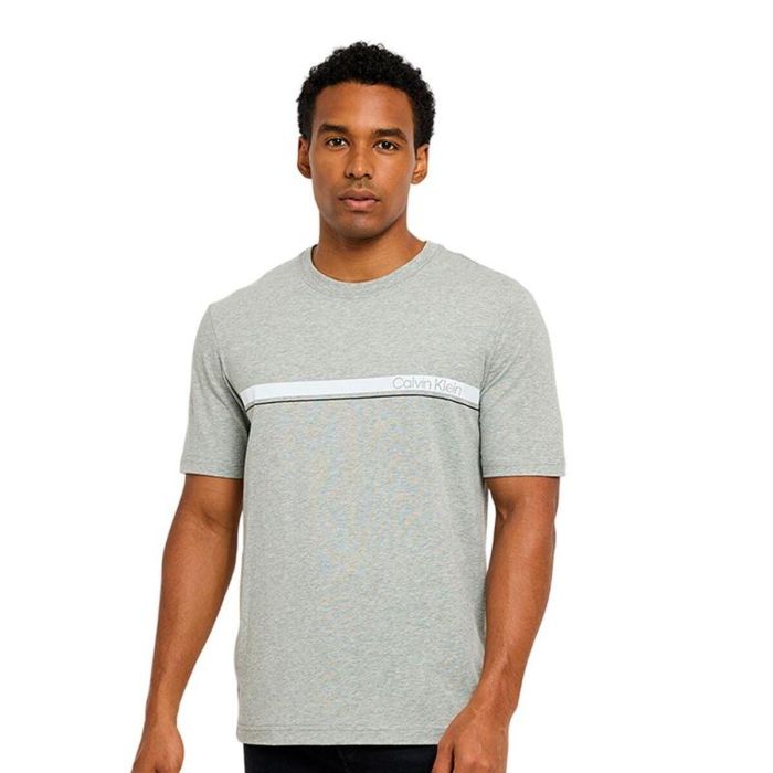 T-shirt à manches courtes homme Calvin Klein Gris clair XL