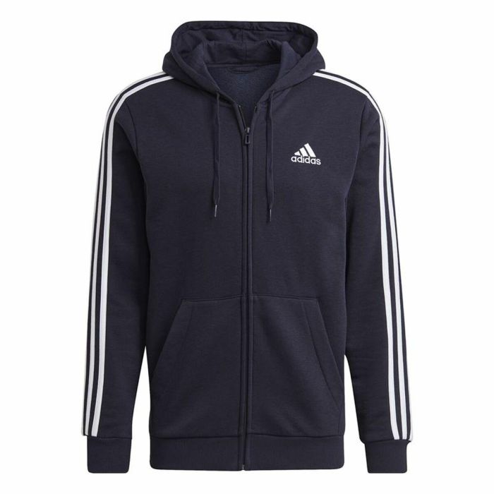 Sweat à capuche homme Adidas 3 Stripes Bleu foncé 0 Sweat à capuche homme Adidas 3 Stripes Bleu foncé 0