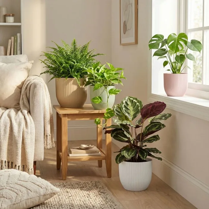 Deroma Pot de fleurs rond 7 Litres Ø 24 cm Vert - Design contemporain pour intérieur et extérieur