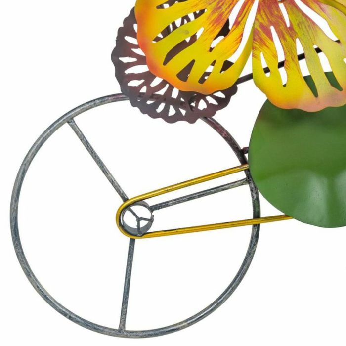 Décoration murale Alexandra House Living Multicouleur Métal Fleurs 8 x 132 x 112 cm 1