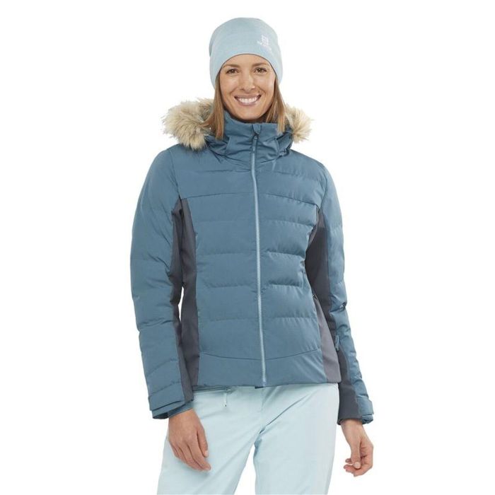 Anorak de ski Salomon LC1562200 Bleu clair 5 Anorak de ski Salomon LC1562200 Bleu clair 5