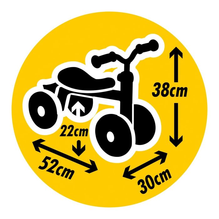 Tricycle Smoby Mickey Bearer Rookie 1 Tricycle Smoby Mickey Bearer Rookie 1