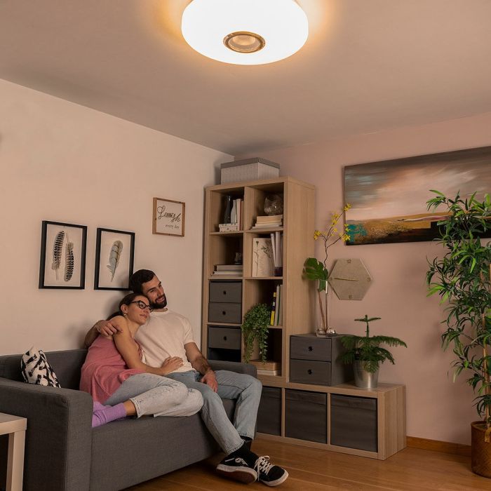 Plafonnier à LED avec Haut-parleur Lumavox InnovaGoods 7