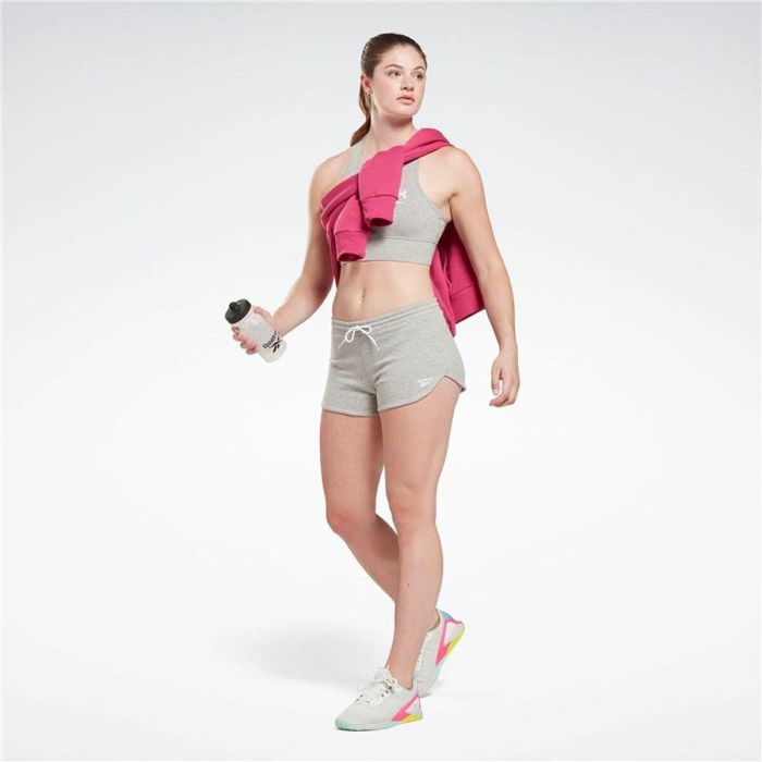 Short de Sport Reebok Identity French Terry Short Gris 5 Short de Sport Reebok Identity French Terry Short Gris 5