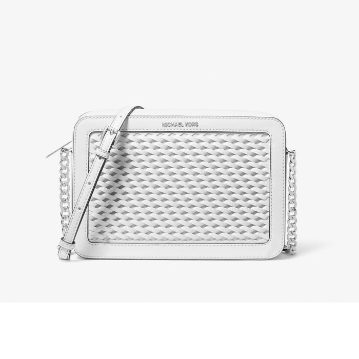 Sac à Bandoulière Michael Kors 35T5STTC3Y-OPTIC-WHITE Blanc 24 x 16 x 5 cm 3 Sac à Bandoulière Michael Kors 35T5STTC3Y-OPTIC-WHITE Blanc 24 x 16 x 5 cm 3