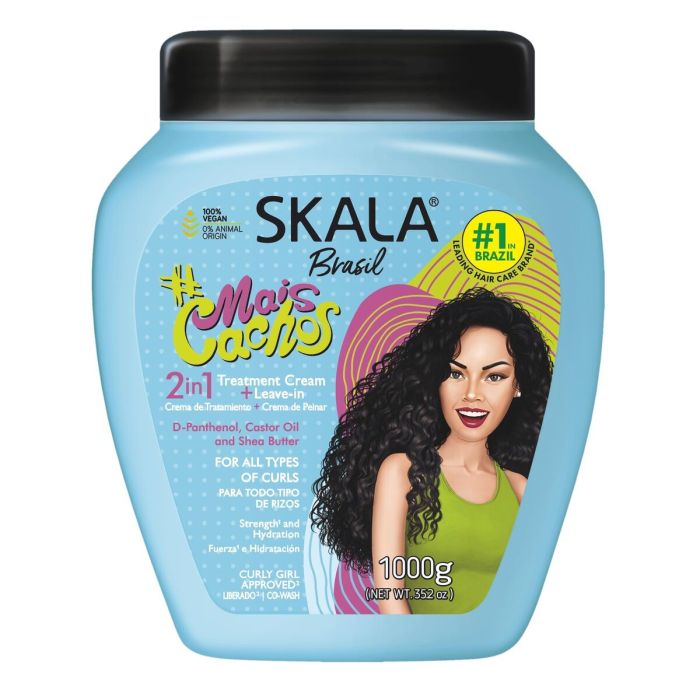 Crème stylisant Skala Crema Acondicionadora Floral 1 L (1 Unité) 4