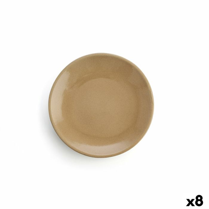 Assiette plate Anaflor Barro Anaflor Beige Faïence Ø 29 cm Viande (8 Unités)